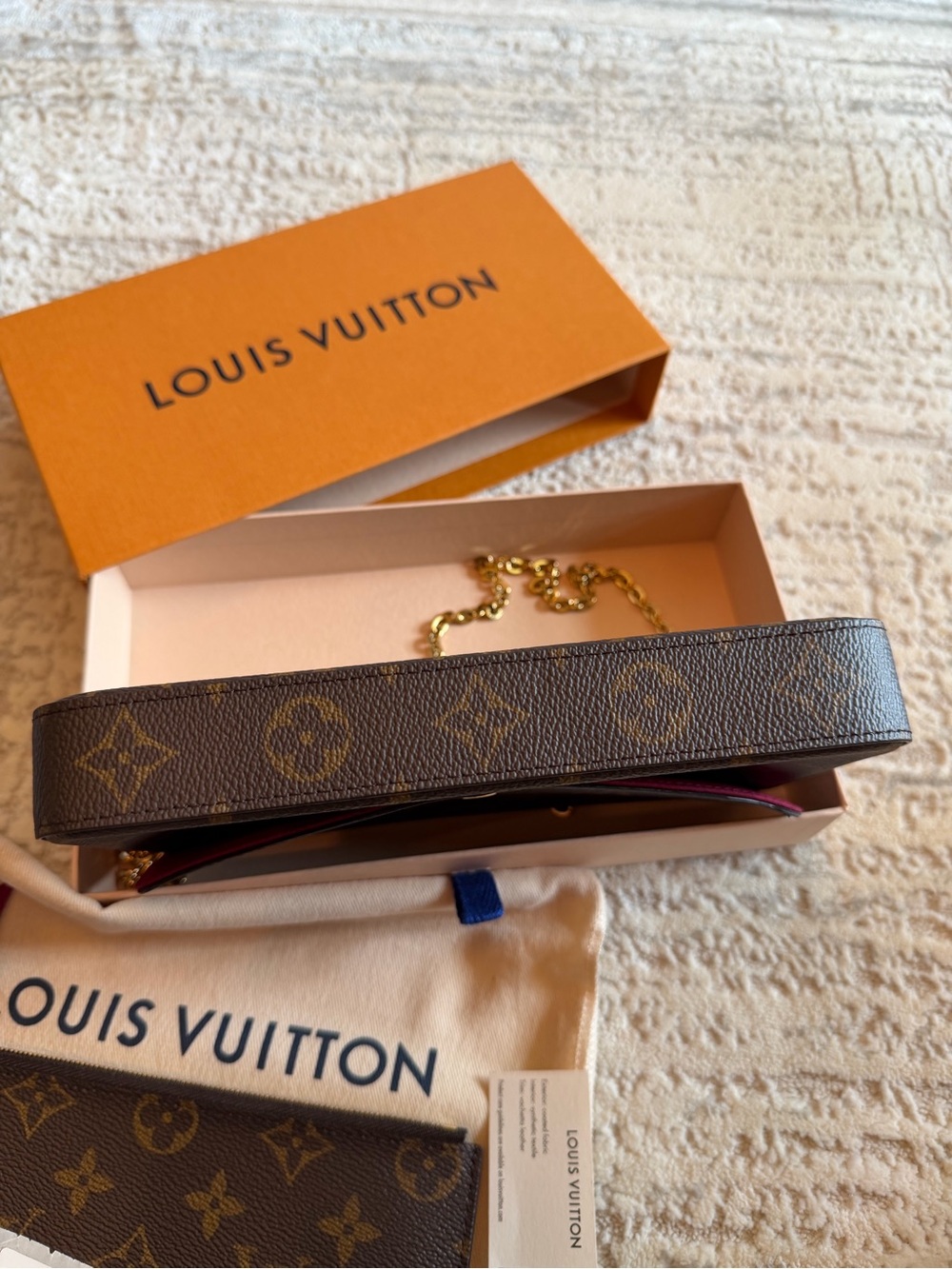 Louis Vuitton Pochette Félicie Monogram Crossbody Bag - Picture 12 of 17